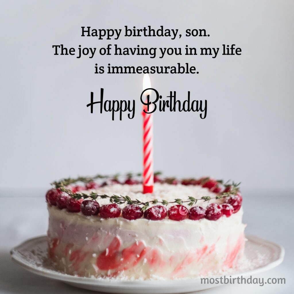 Birthday Love and Greetings for My Amazing Son