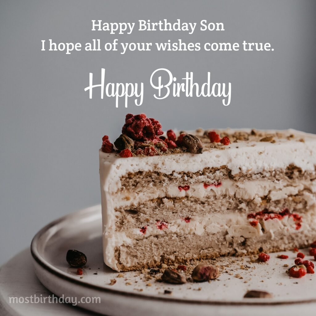 Celebrating Your Special Day with Best Wishes Son